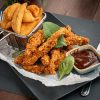 Cornflakes coated chicken strips